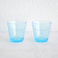 2 x KAJ FRANCK Iittala KARTIO Blue Glass Tumbler Mollaris.com 