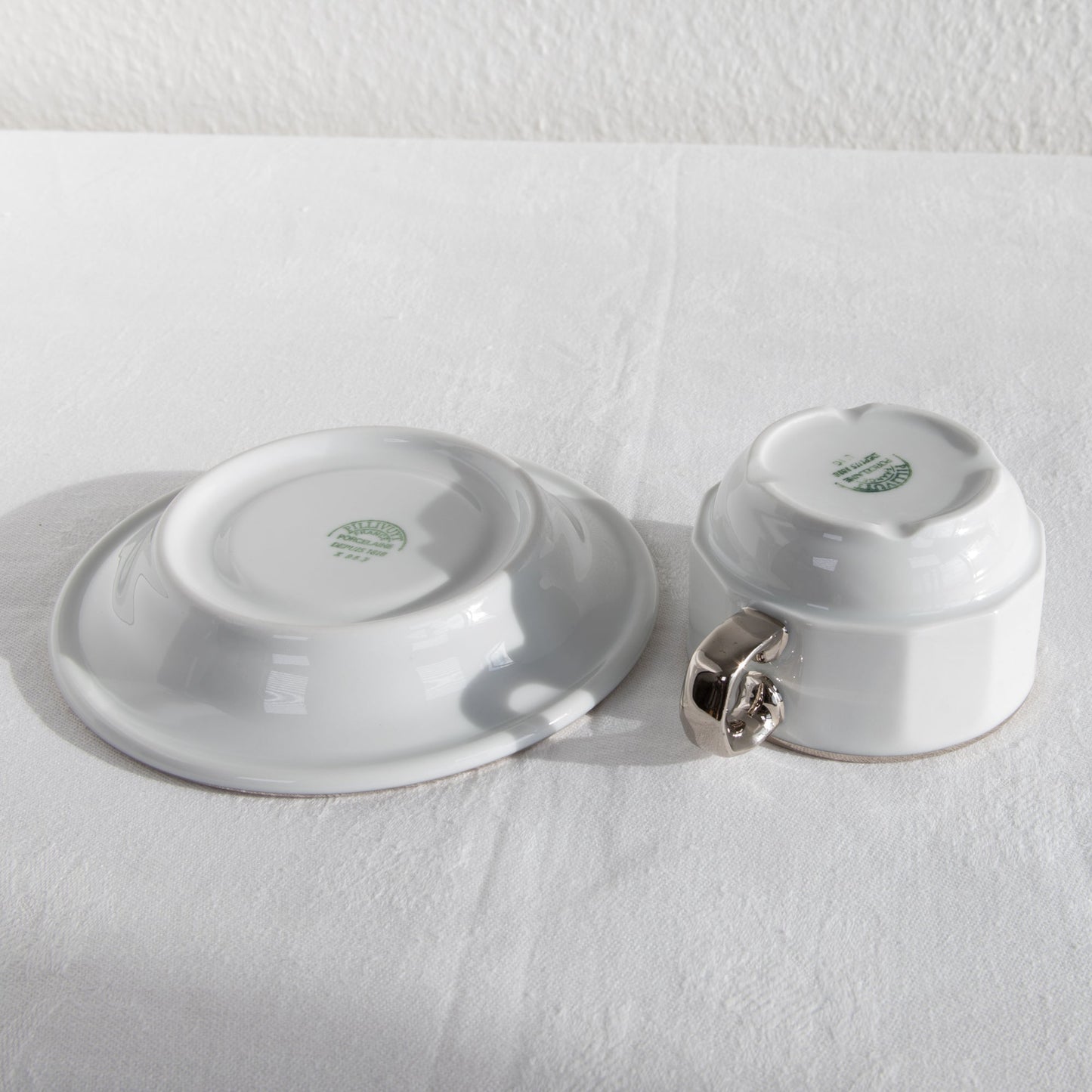 6 x Pillivuyt Bistro Tableware Porcelain Coffee Cup + Saucer Mollaris.com