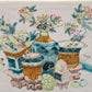 A Mirrored Pair of Chinese Qianjiang Cai 'Hundred Treasures' Planters by Xu Pinheng, Dated 1894, Guangxu Period Mollaris.com 