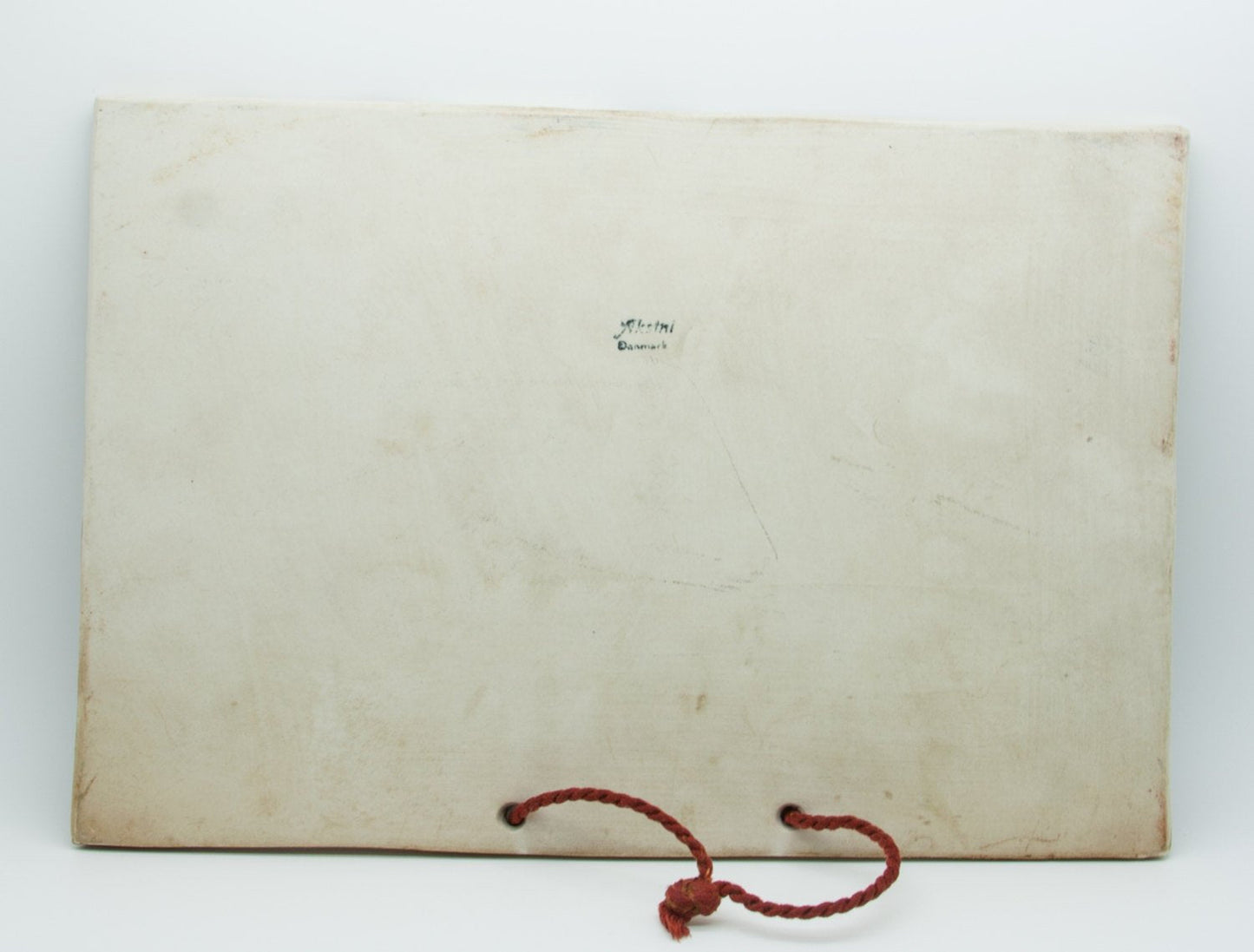 AKSEL SIGVALD NIELSEN Deer in the Woods Stoneware Wall Plaque Mollaris.com