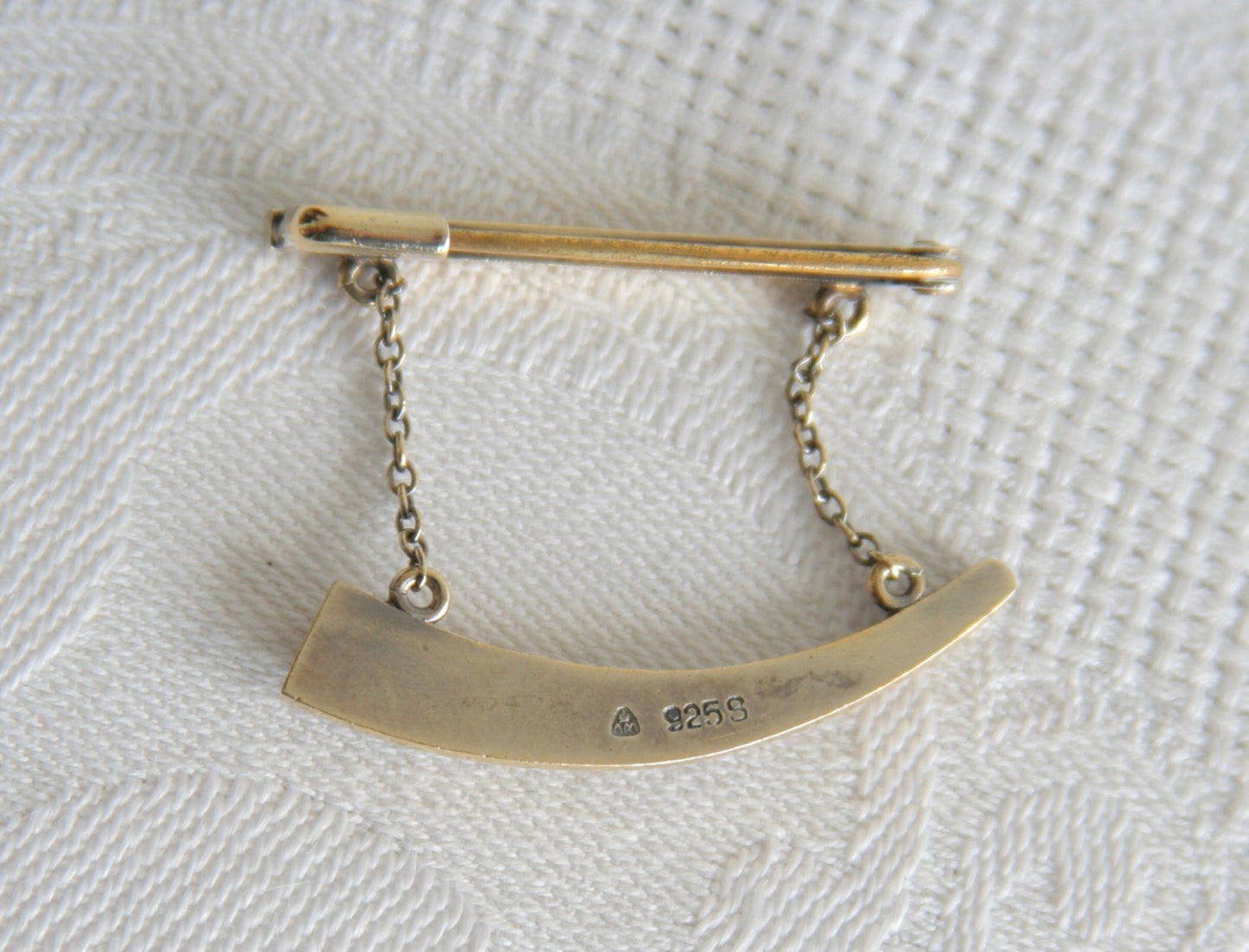 ANTON MICHELSEN Golden Horn of Gallehus Gilded Solid Sterling Silver Brooch (925S) Mollaris.com