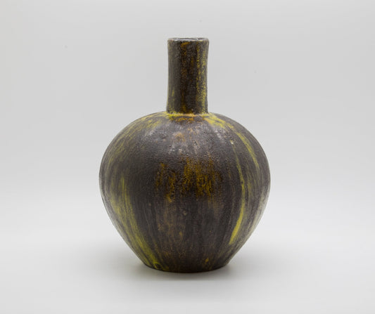ARN for Raymor Ash Gray Yellow Orange Ceramic Vase Mollaris.com