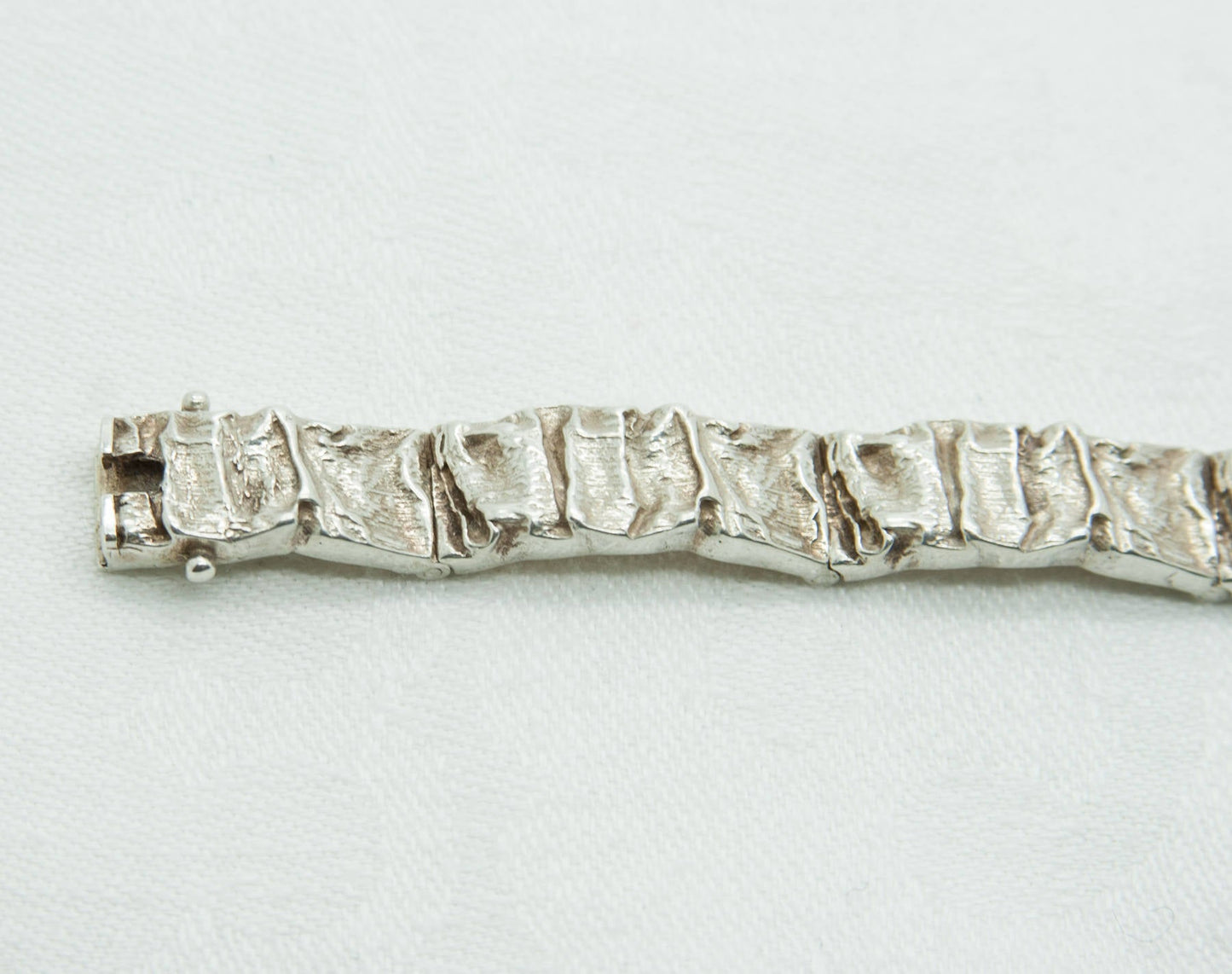 BERNHARD HERTZ Brutalist Heavy Link Solid Sterling Silver (925S) Bracelet Mollaris.com