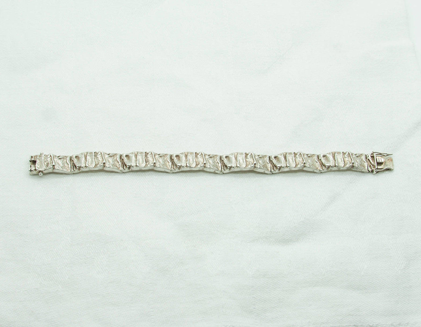 BERNHARD HERTZ Brutalist Heavy Link Solid Sterling Silver (925S) Bracelet Mollaris.com