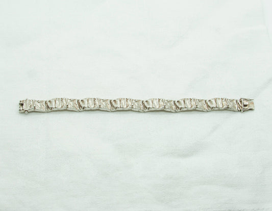 BERNHARD HERTZ Brutalist Heavy Link Solid Sterling Silver (925S) Bracelet Mollaris.com