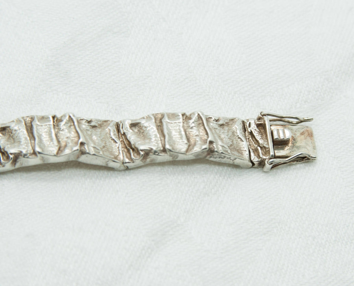 BERNHARD HERTZ Brutalist Heavy Link Solid Sterling Silver (925S) Bracelet Mollaris.com