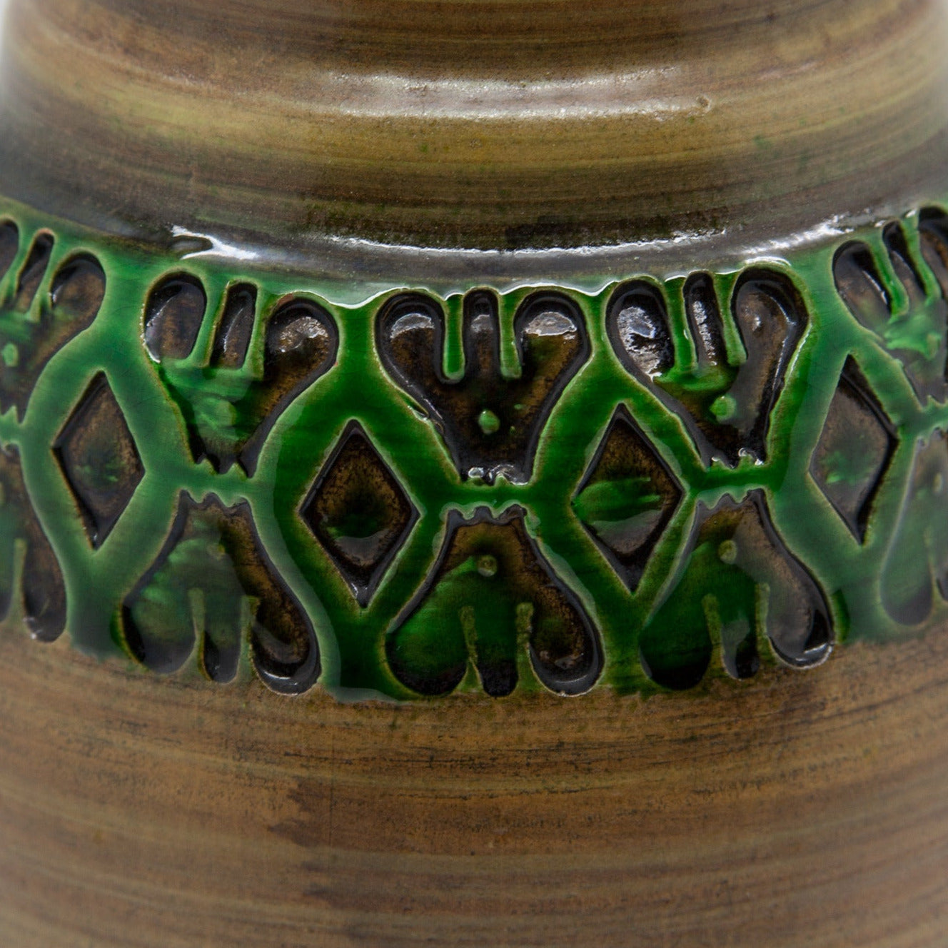 Bitossi ALDO LONDI Green Mezza Chiave Ceramic Vase Mollaris.com