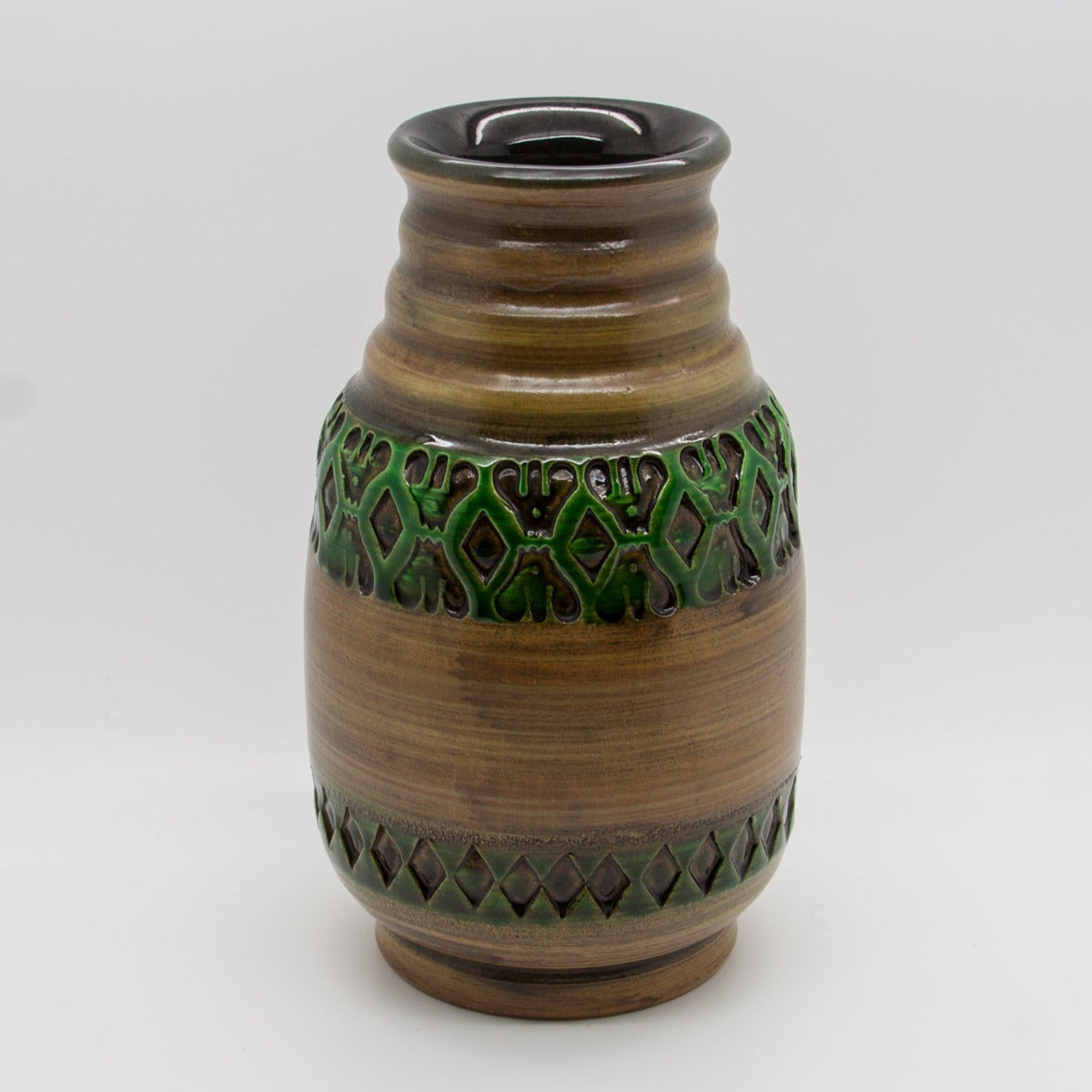 Bitossi ALDO LONDI Green Mezza Chiave Ceramic Vase Mollaris.com