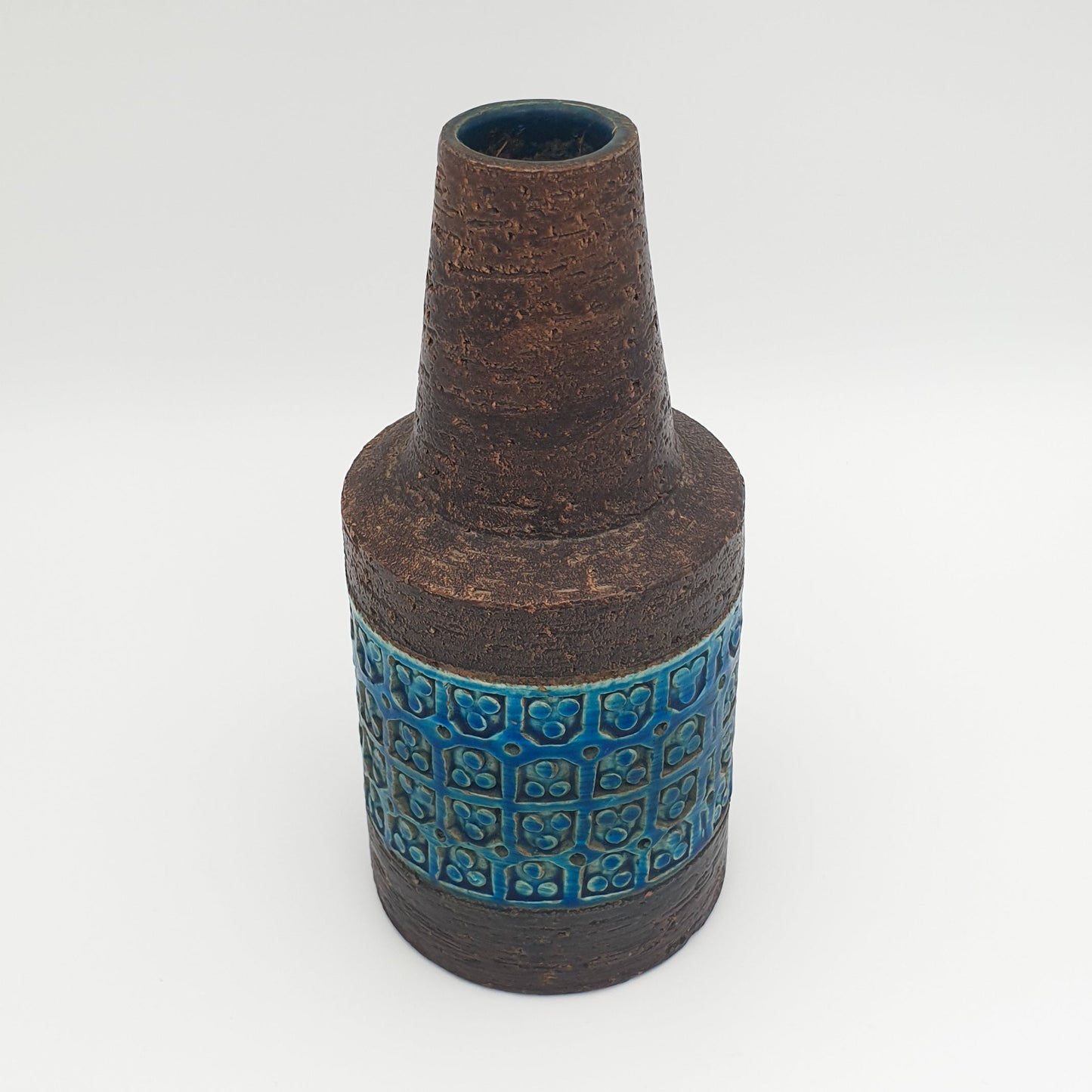 Bitossi ALDO LONDI Trifoglio Blue Ceramic Vase Mollaris.com