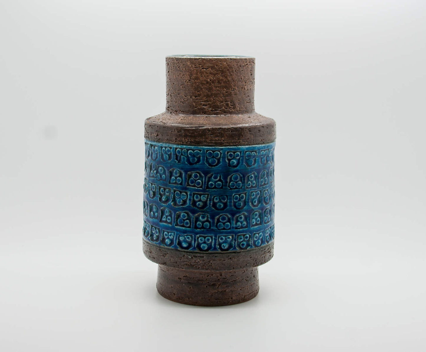 Bitossi ALDO LONDI Trifoglio Blue Ceramic Vase Mollaris.com