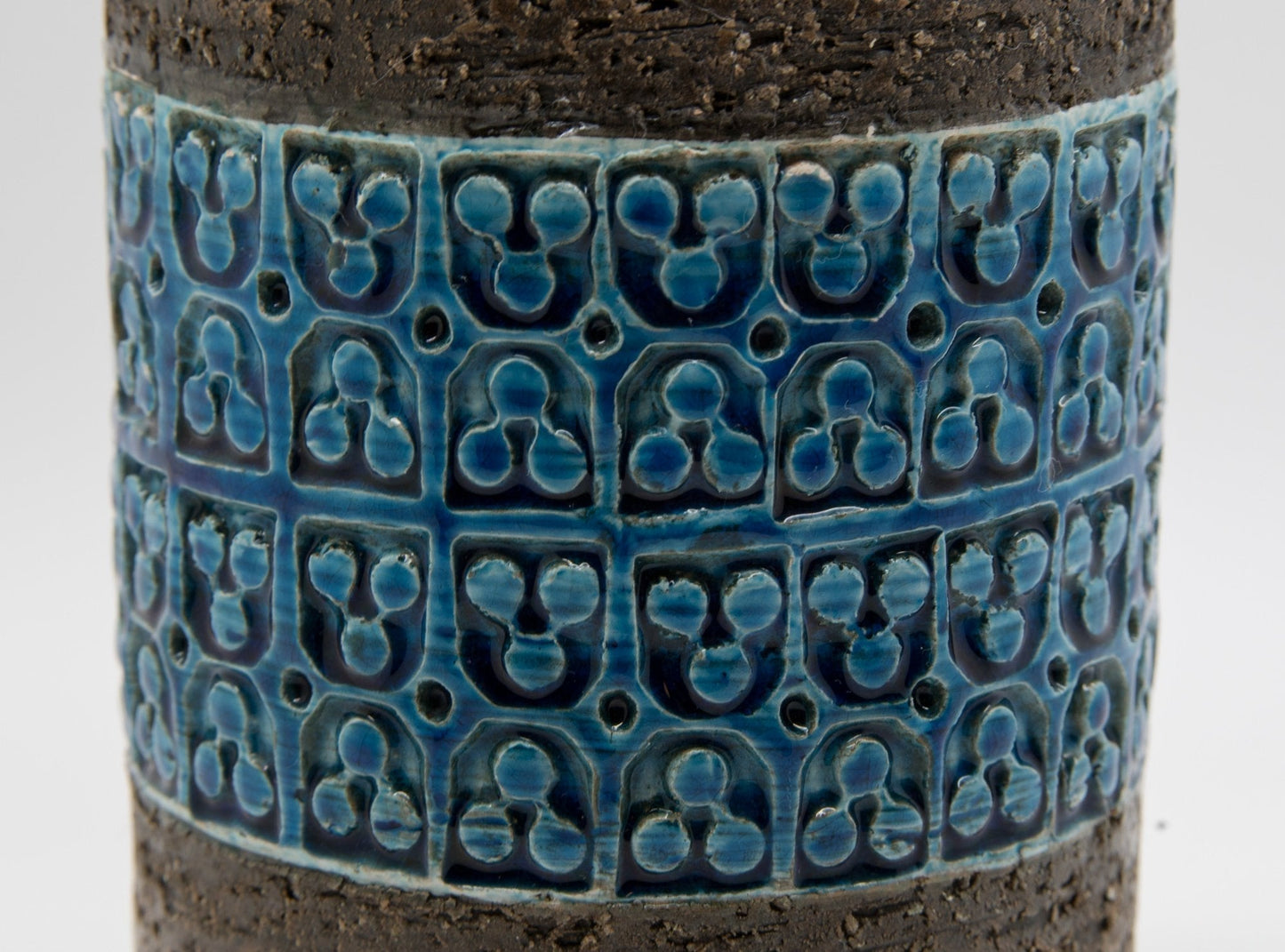Bitossi ALDO LONDI Trifoglio Blue Ceramic Vase Mollaris.com