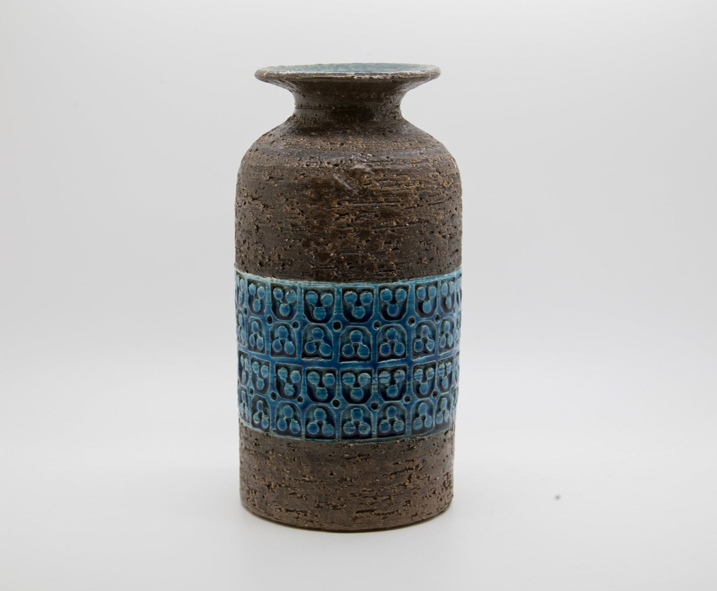 Bitossi ALDO LONDI Trifoglio Blue Ceramic Vase Mollaris.com