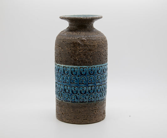 Bitossi ALDO LONDI Trifoglio Blue Ceramic Vase Mollaris.com