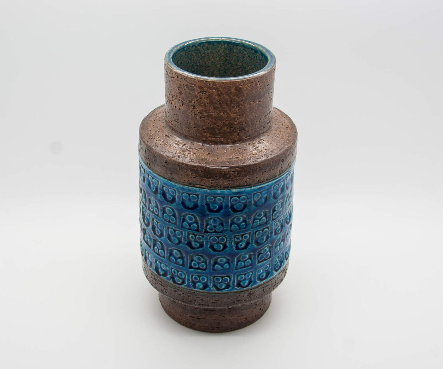 Bitossi ALDO LONDI Trifoglio Blue Ceramic Vase Mollaris.com