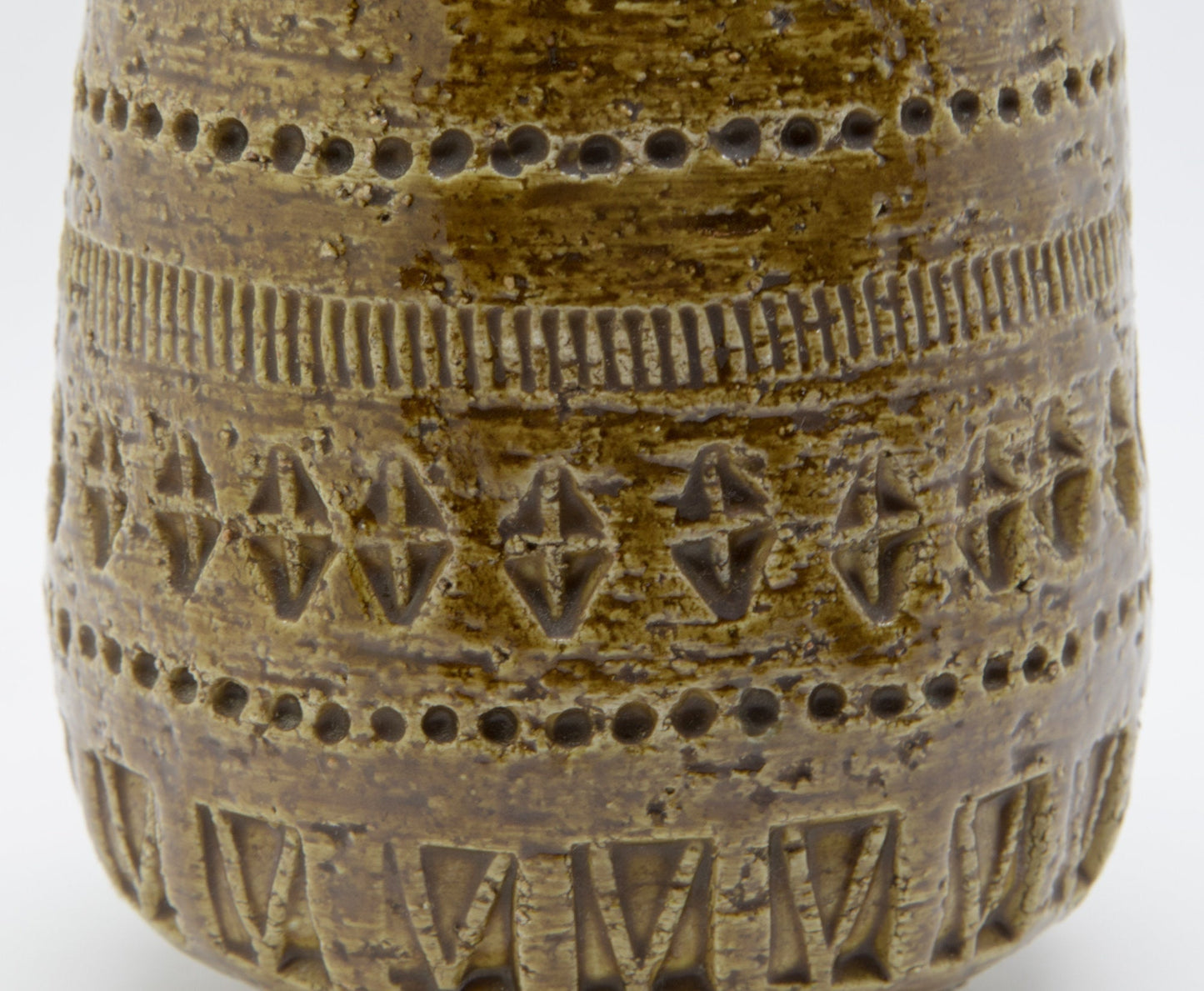 Bitossi ALDO LONDI Yellow Brown Ceramic Vase Mollaris.com