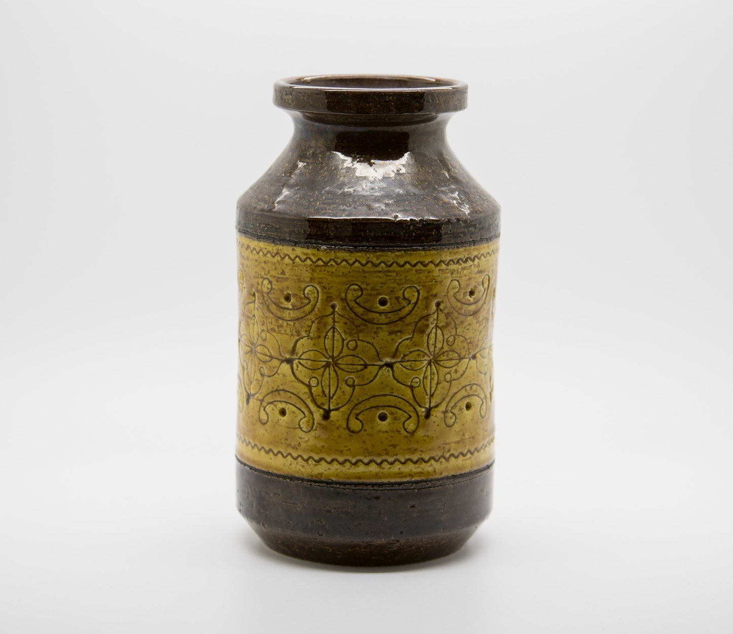 Bitossi ALDO LONDI Yellow Ceramic Vase Mollaris.com