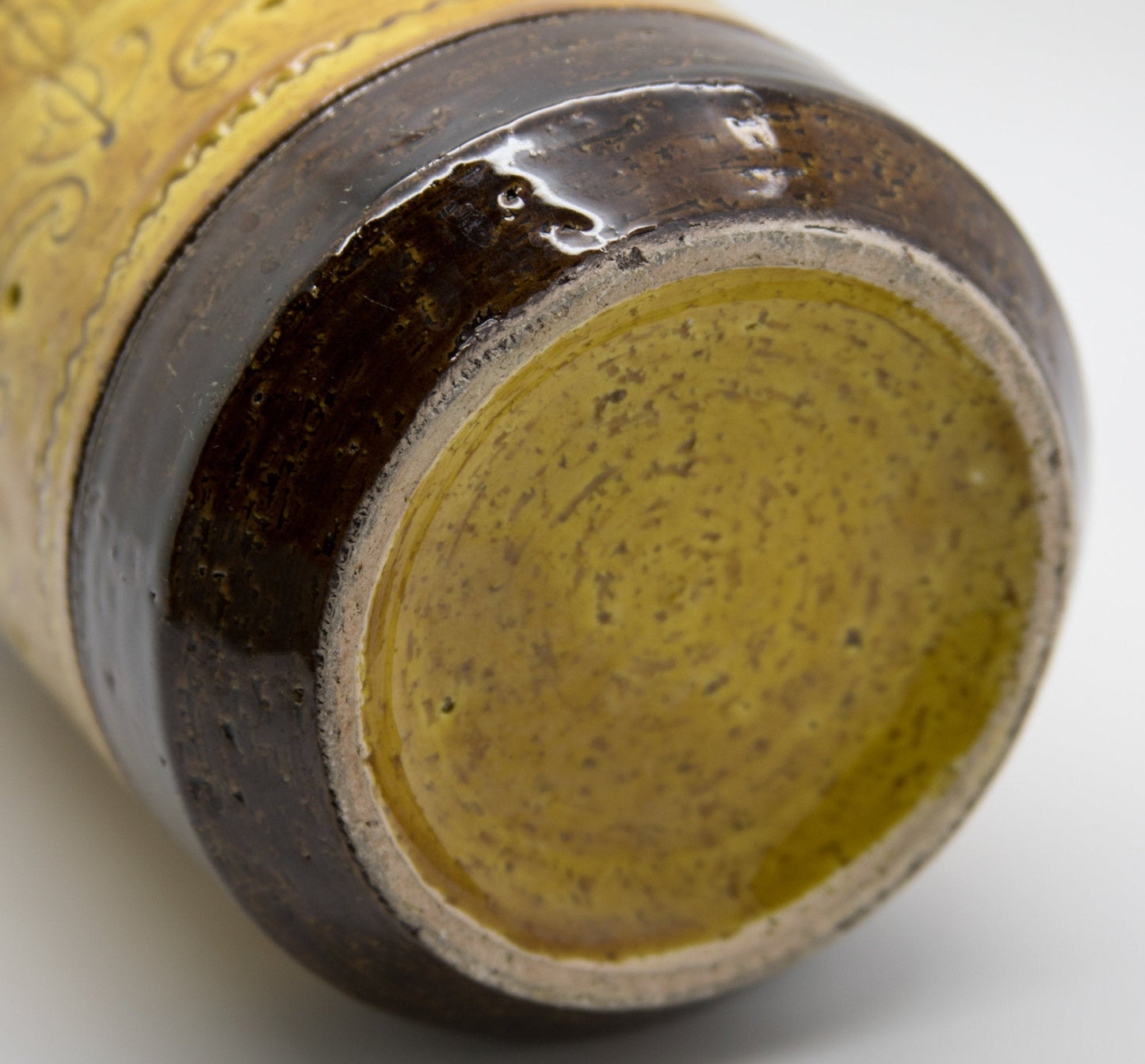 Bitossi ALDO LONDI Yellow Ceramic Vase Mollaris.com
