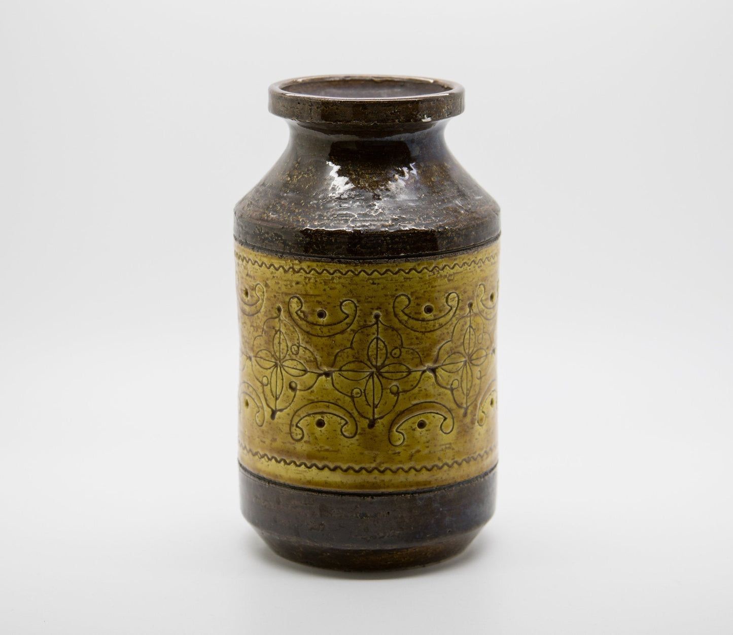 Bitossi ALDO LONDI Yellow Ceramic Vase Mollaris.com