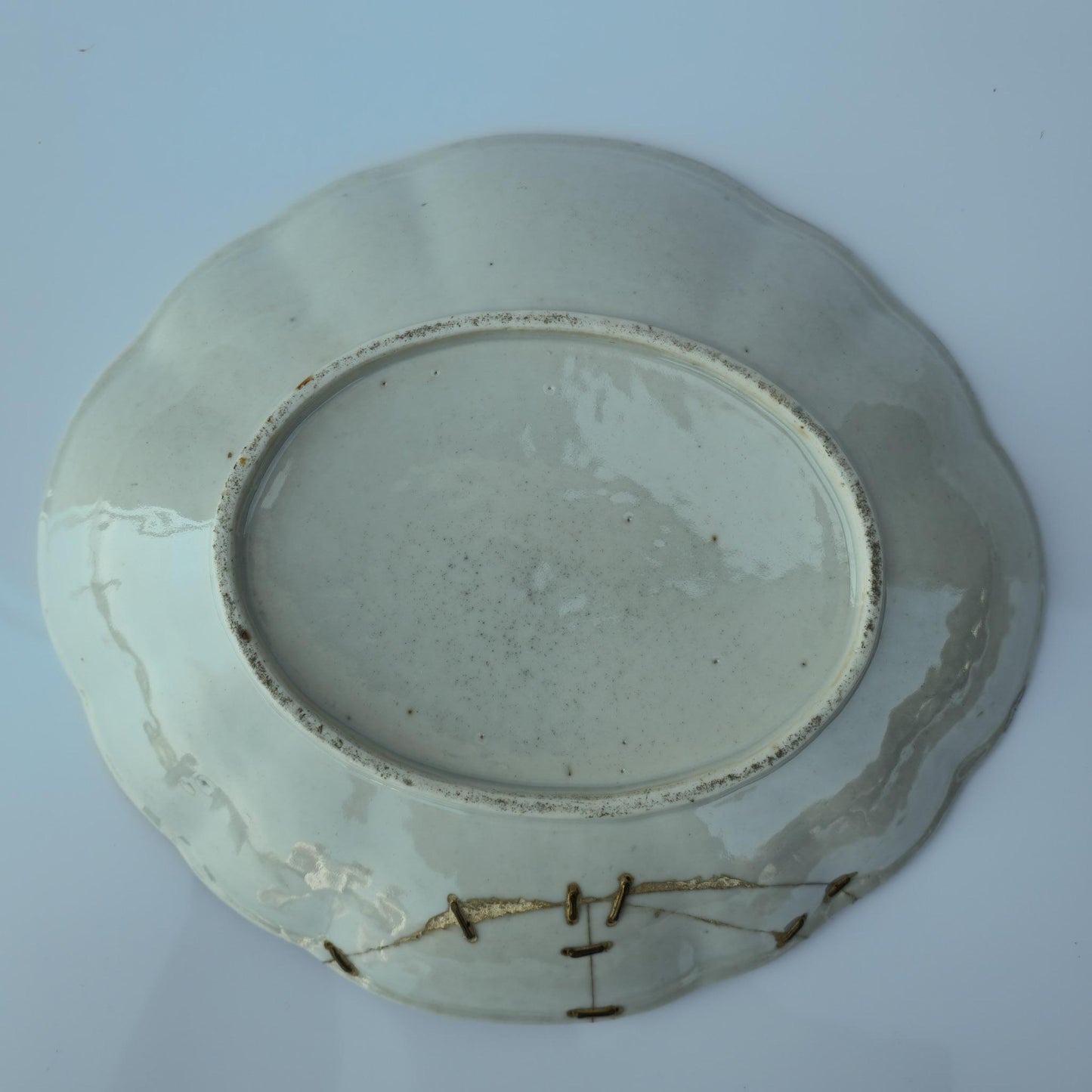 Chinese 19thC. Famille Rose Wu Shuang Pu Porcelain Teapot Tray Daoguang Qing Mollaris.com