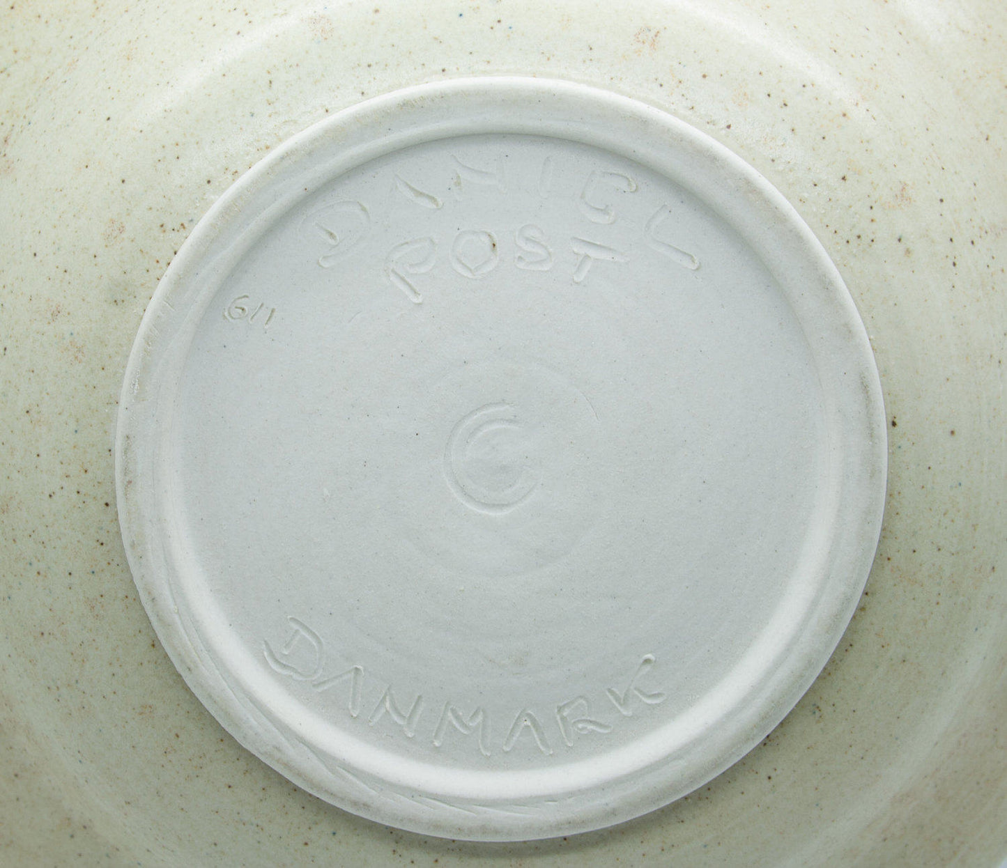 DANIEL POST Large Geometric Decorated Stoneware Bowl Mollaris.com