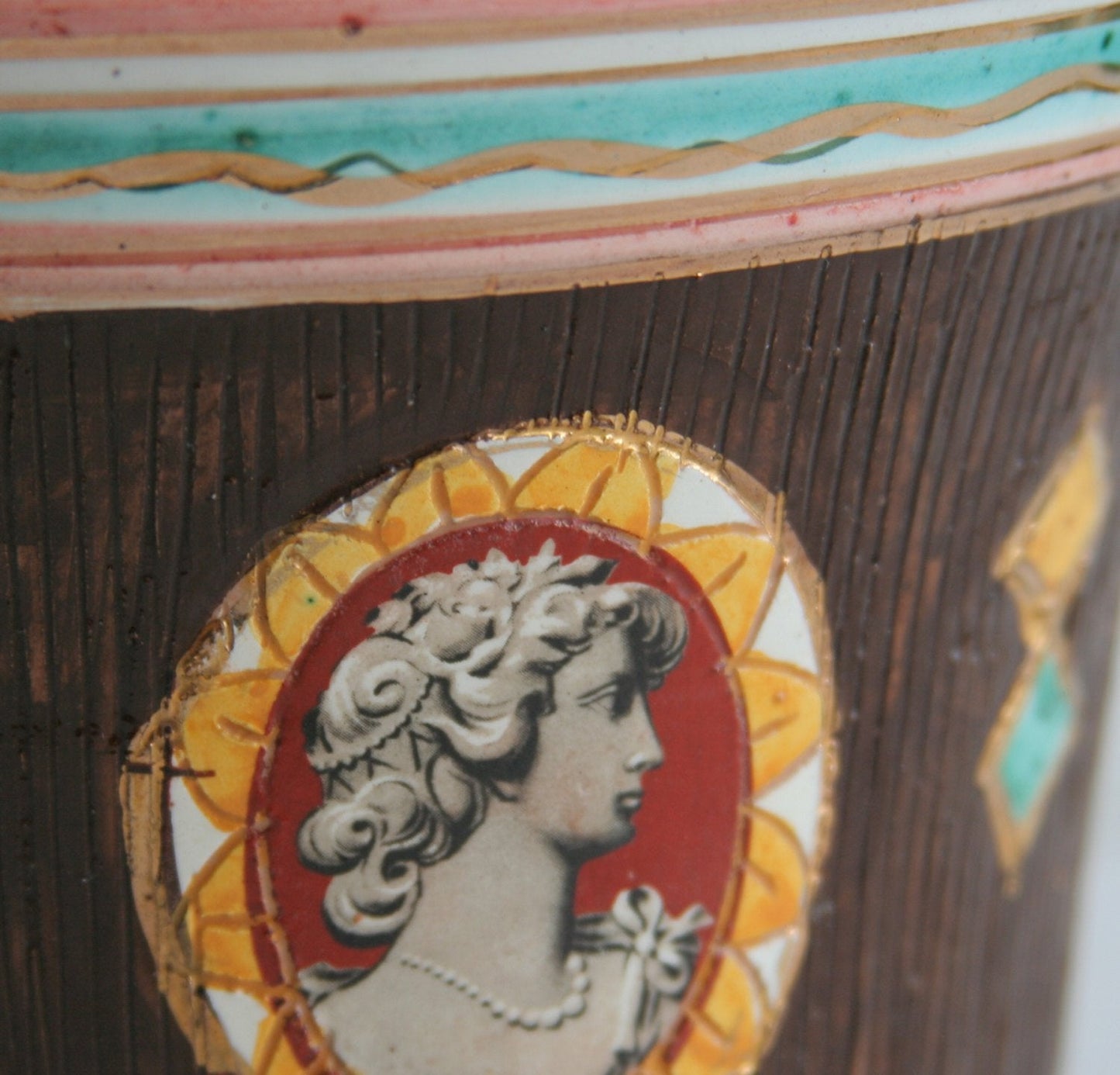 DERUTA Ars Artigiana Decorated Ceramics Flower Cache Pot Mollaris.com