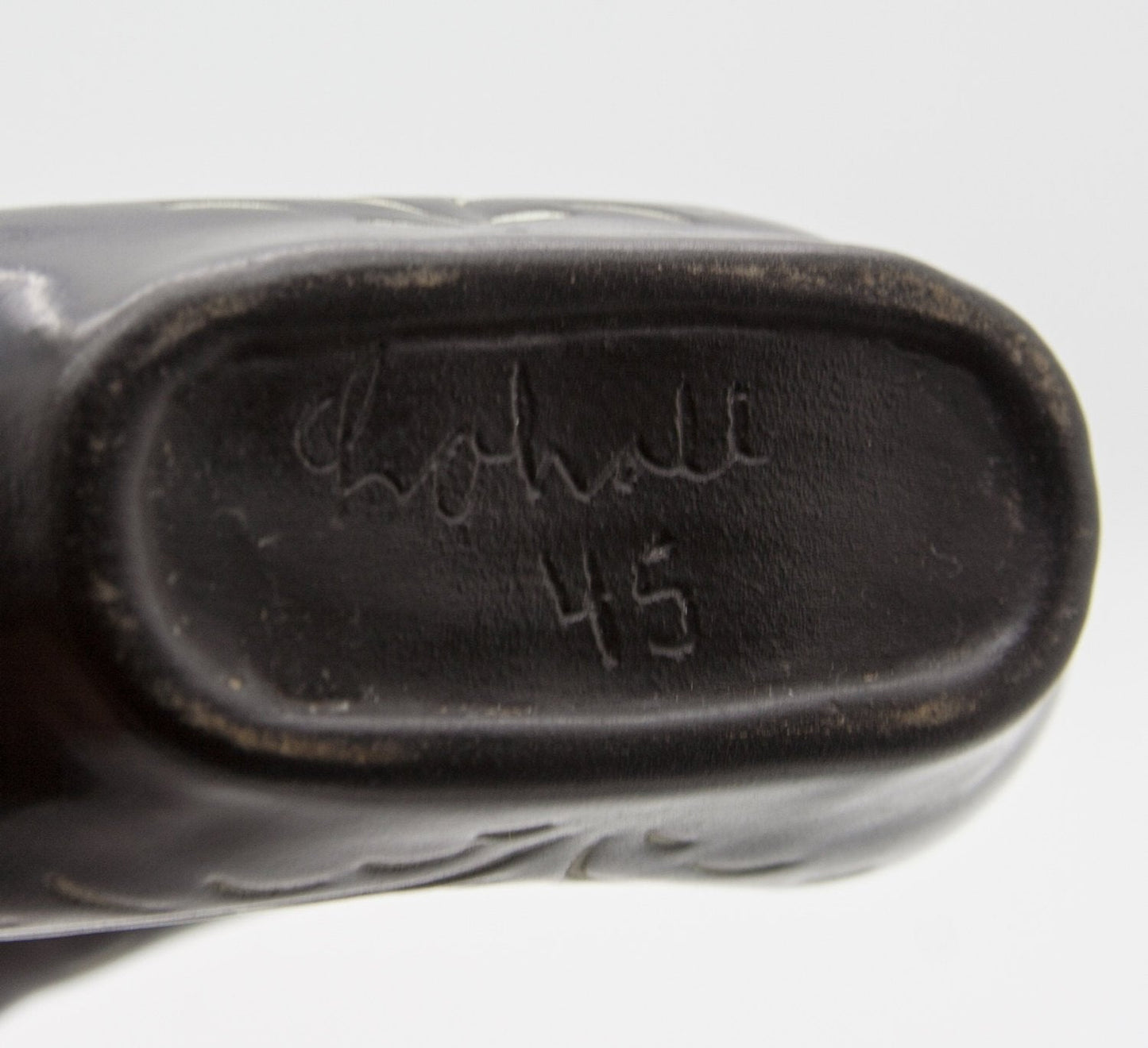 ELISABETH LOHOLT Black Glazed Asymmetrical Double Ceramic Vase Mollaris.com