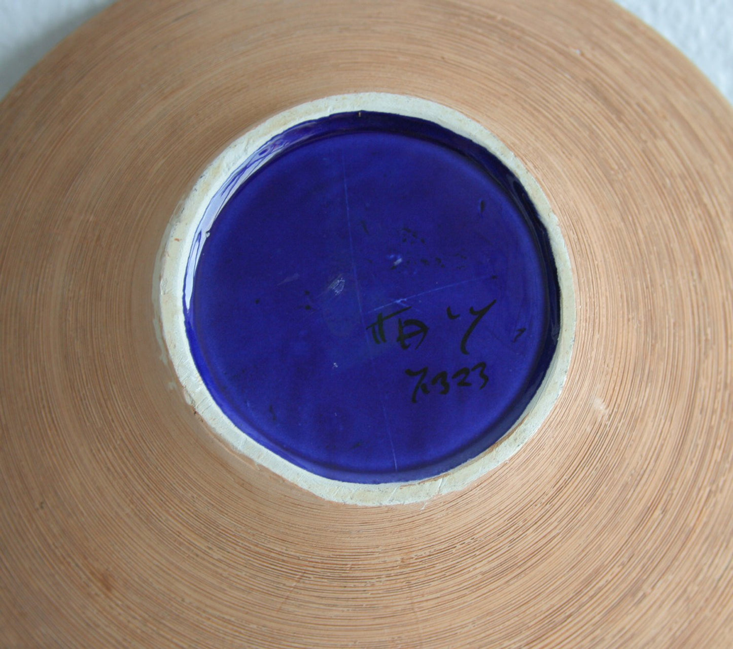 FRATELLI FANCIULLACCI Blue Sgrafitto Decorated Ceramic Bowl Mollaris.com