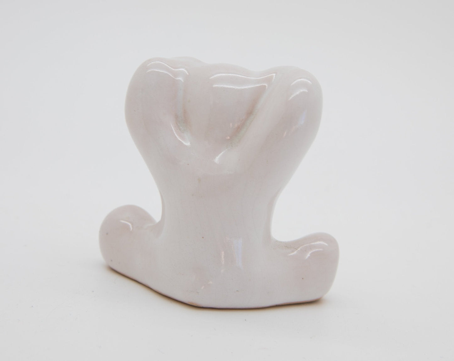 GERTRUD KUDIELKA L. Hjorth Bear Orchestra White Glazed Ceramic Bear Figurine Mollaris.com