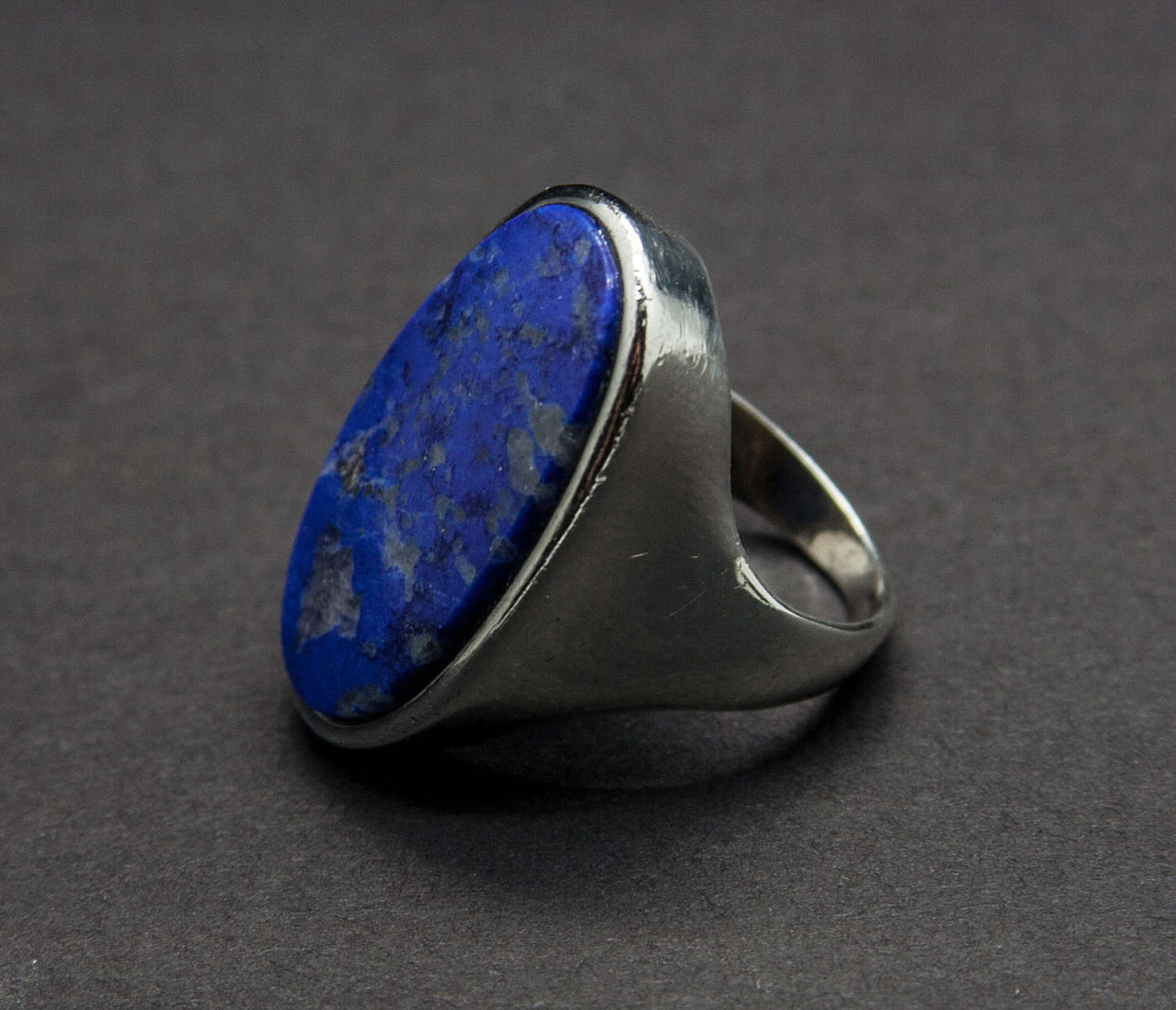 GIFA Modernist Lapis Lazuli Solid Sterling Silver (925S) Ring Mollaris.com