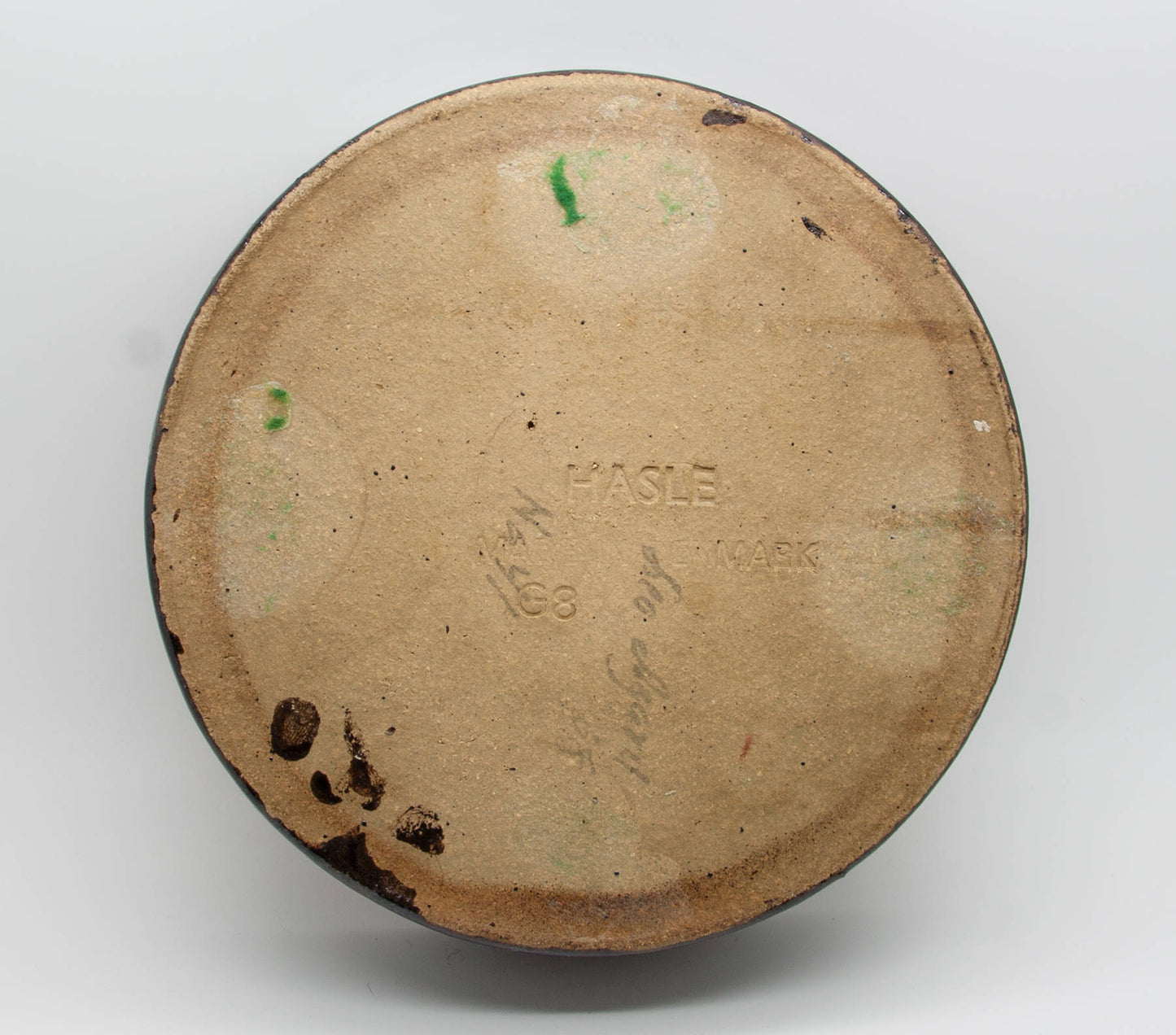 HASLE Large Abstract Decorated Drip Glazed Ceramic Bowl Mollaris.com