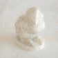 HEUBACH White Glazed Craquelure Porcelain Chick Figurine Mollaris.com 