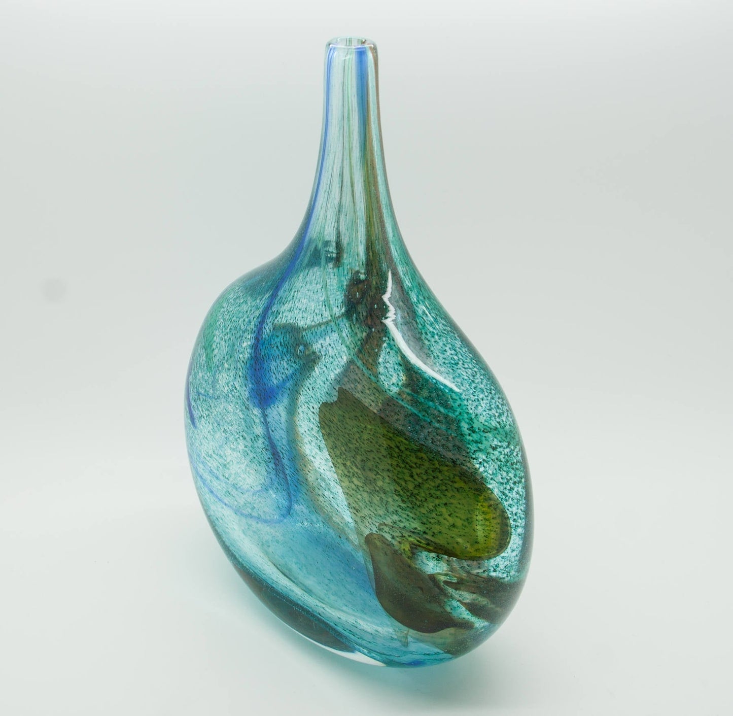 Johansfors BENGT ORUP Large Spontana Bottle Glass Vase Mollaris.com