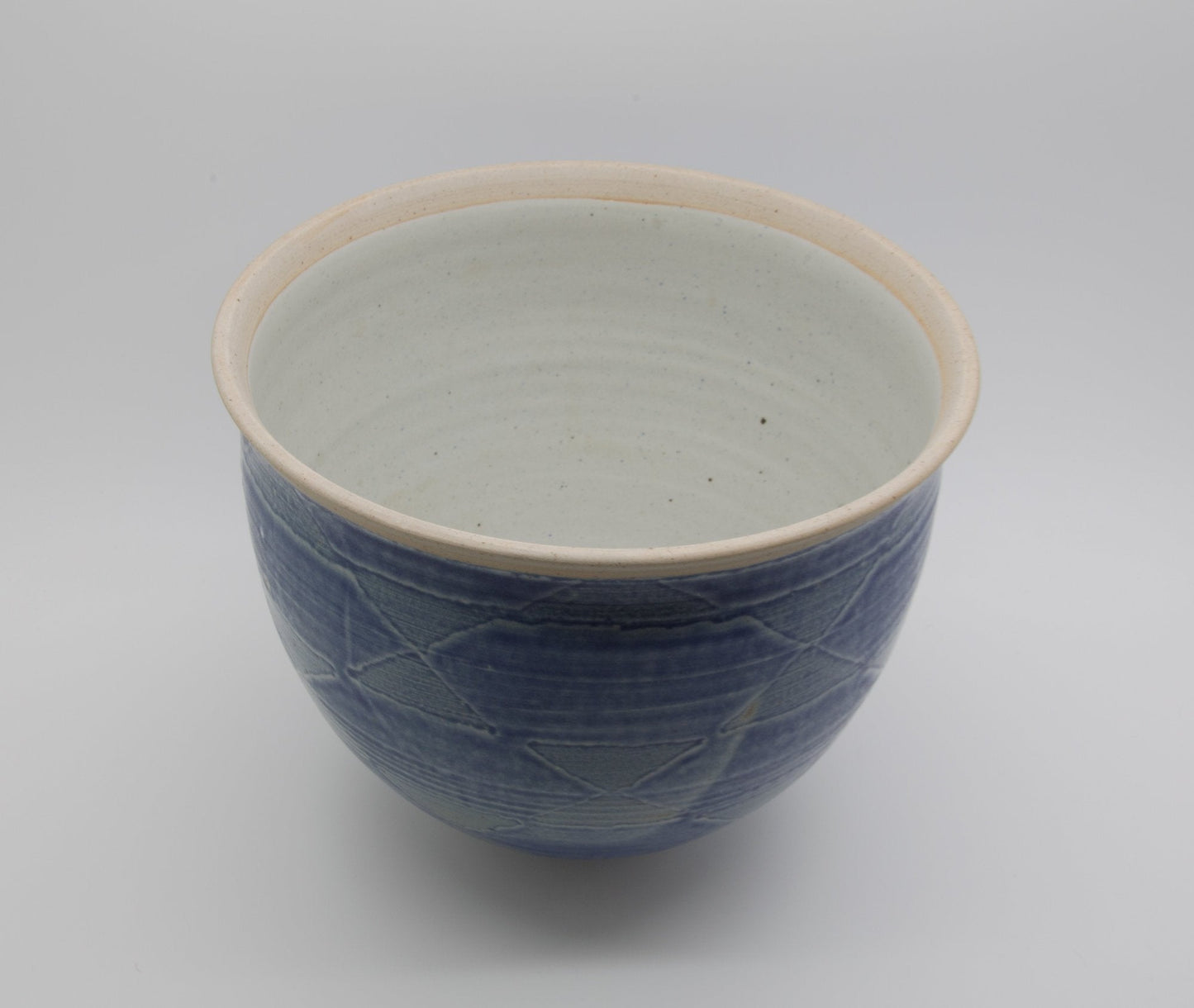 KAY CHRISTENSEN & WINNIE ANDERSEN Studio Contemporary Blue Glazed Vase Mollaris.com
