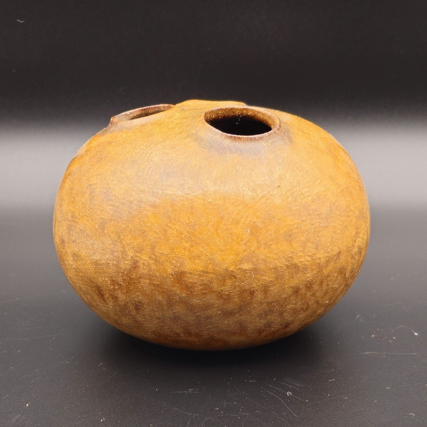 KNABSTRUP Brown Glazed Scales Stoneware Vase Mollaris.com