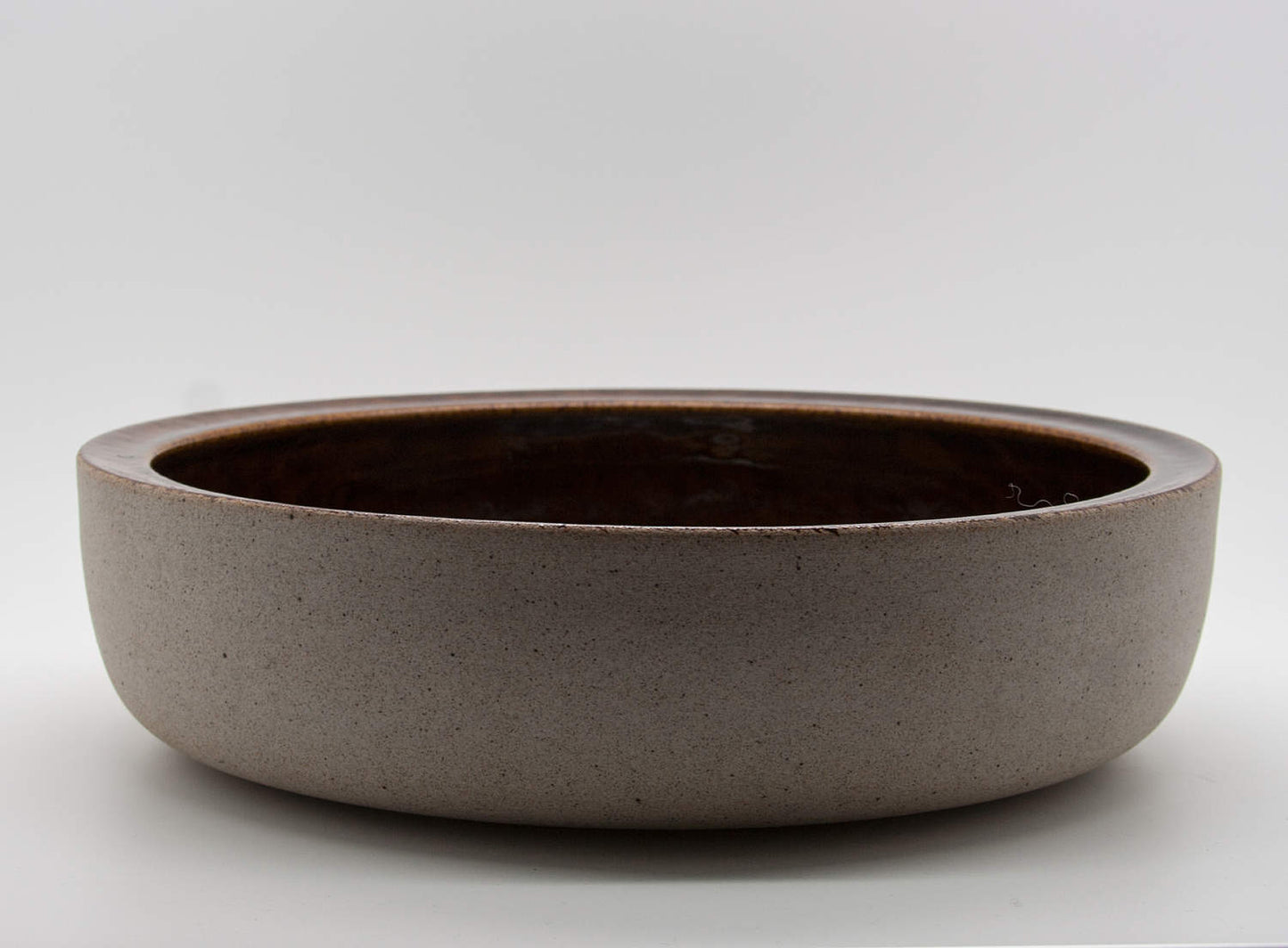 KNABSTRUP Brown Glazed Stoneware Bowl Mollaris.com