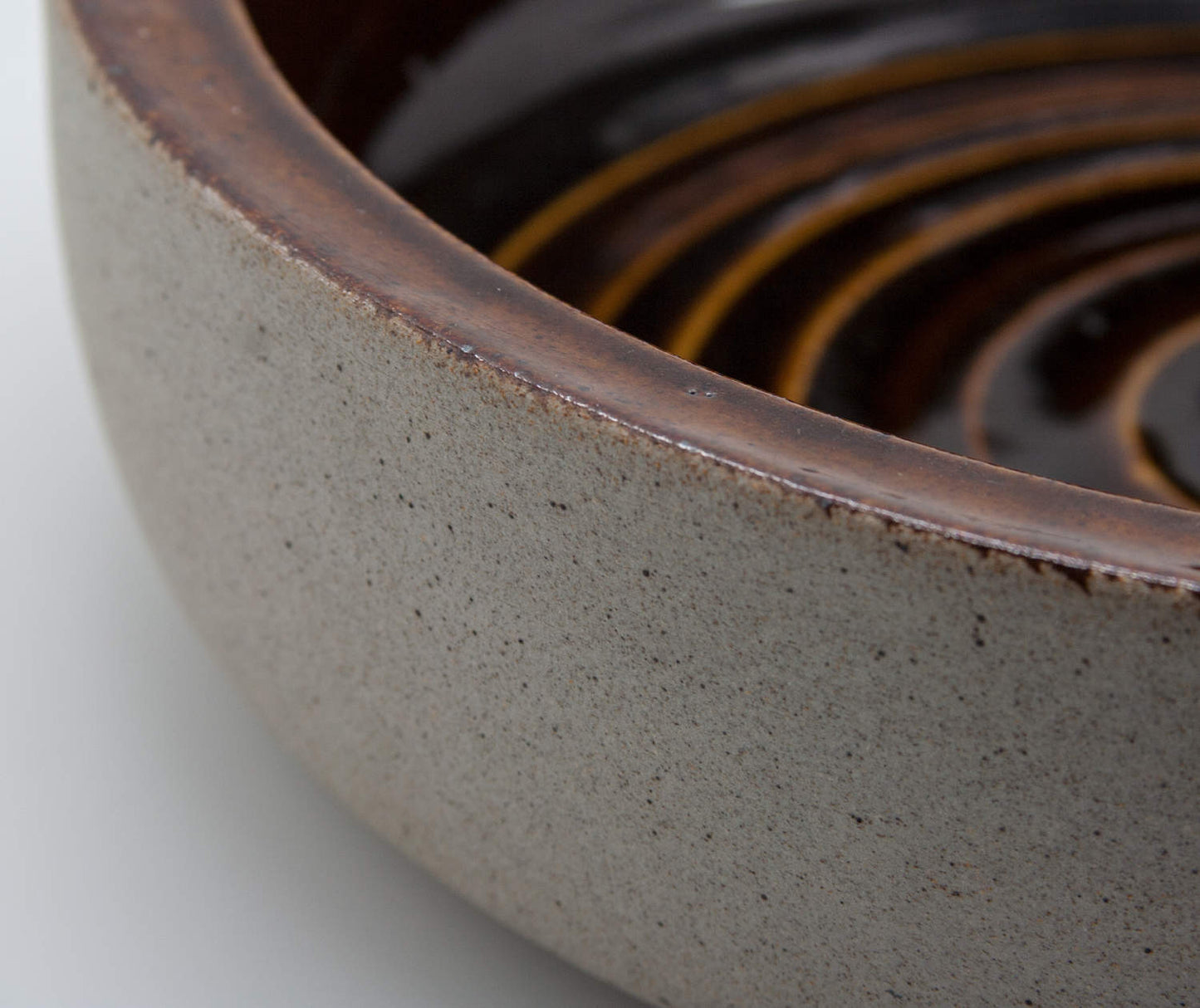 KNABSTRUP Brown Glazed Stoneware Bowl Mollaris.com