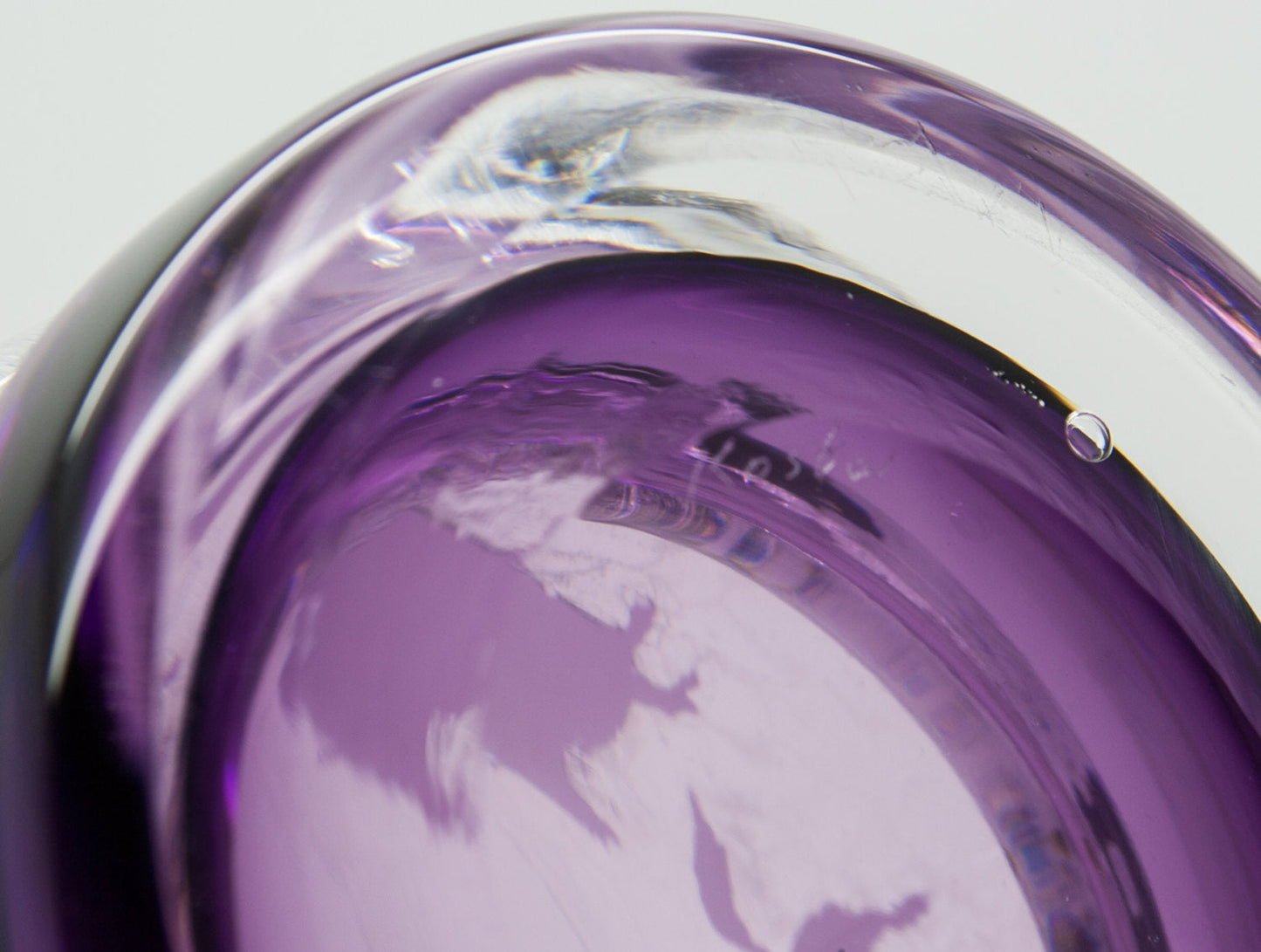 Kosta OVE SANDEBERG Horses and People Cameo Acid Etched Glass Vase Mollaris.com