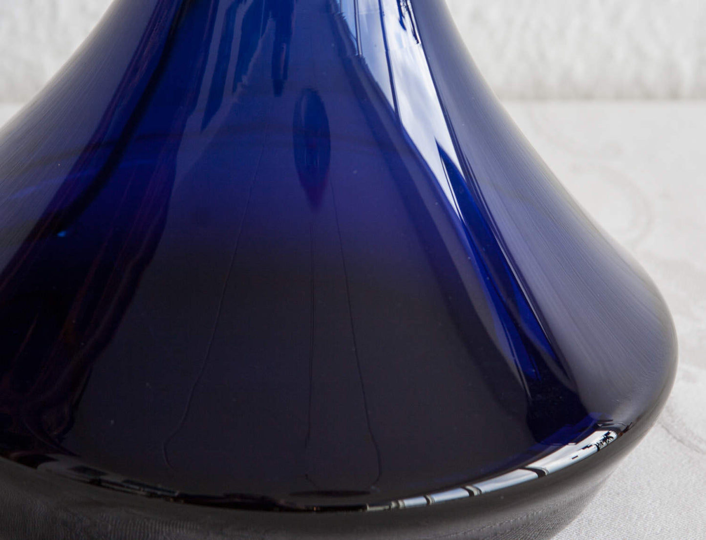 LISBETH BRAMS Kastrup Holmegaard BRAMS 1 Blue Glass Table Lamp Mollaris.com
