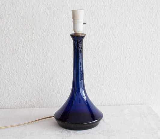 LISBETH BRAMS Kastrup Holmegaard BRAMS 1 Blue Glass Table Lamp Mollaris.com