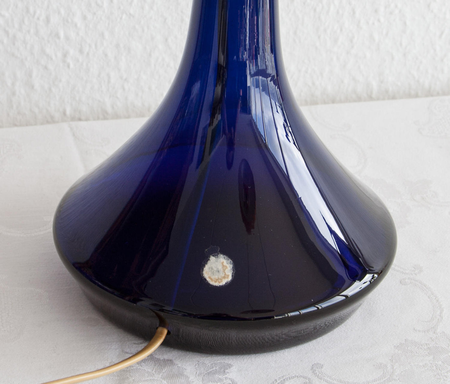 LISBETH BRAMS Kastrup Holmegaard BRAMS 1 Blue Glass Table Lamp Mollaris.com