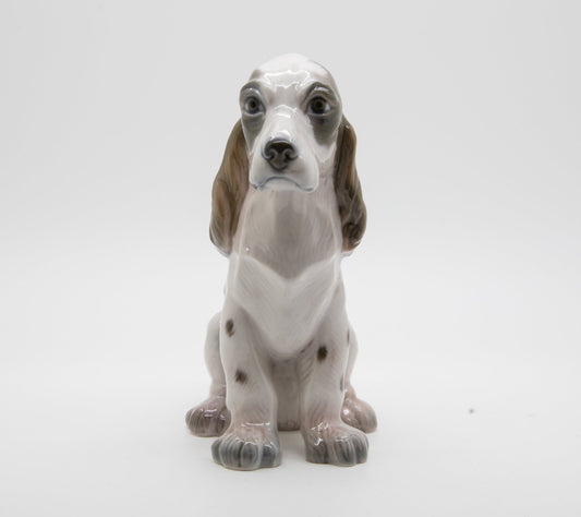 LYNGBY Porcelain Spaniel Puppy Figurine Mollaris.com