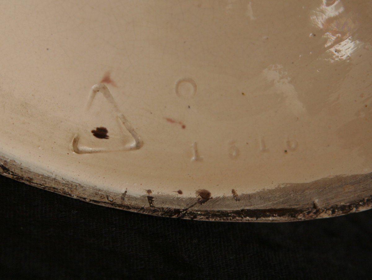 Large Majolica Flower Pot Planter Jardiniere Mollaris.com