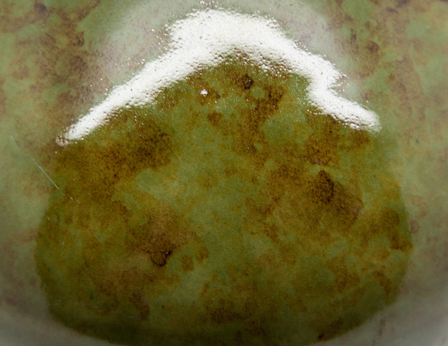 MARIANNE STARCK / MICHAEL ANDERSEN Green Glazed Stoneware Vase Mollaris.com