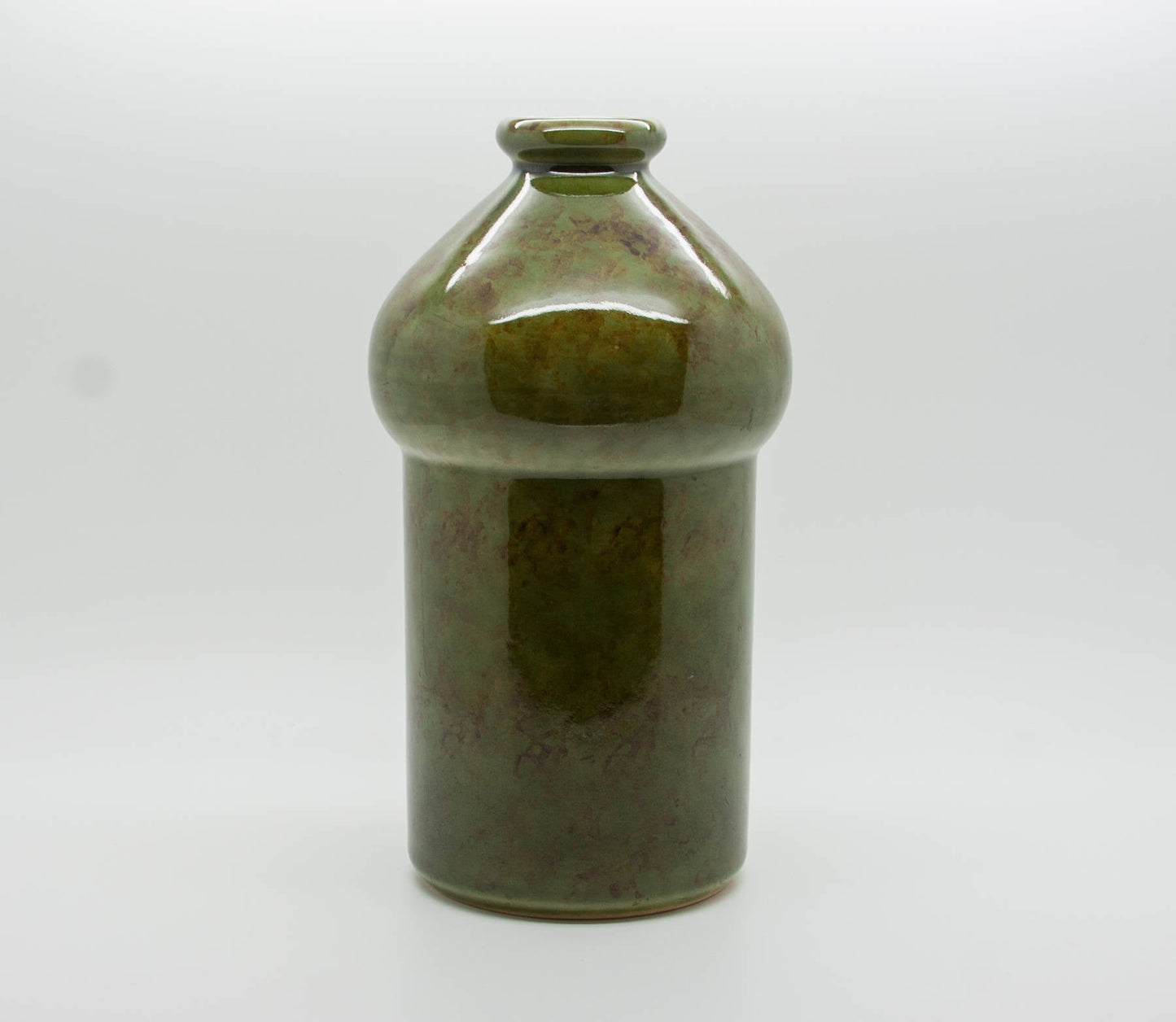 MARIANNE STARCK / MICHAEL ANDERSEN Green Glazed Stoneware Vase Mollaris.com