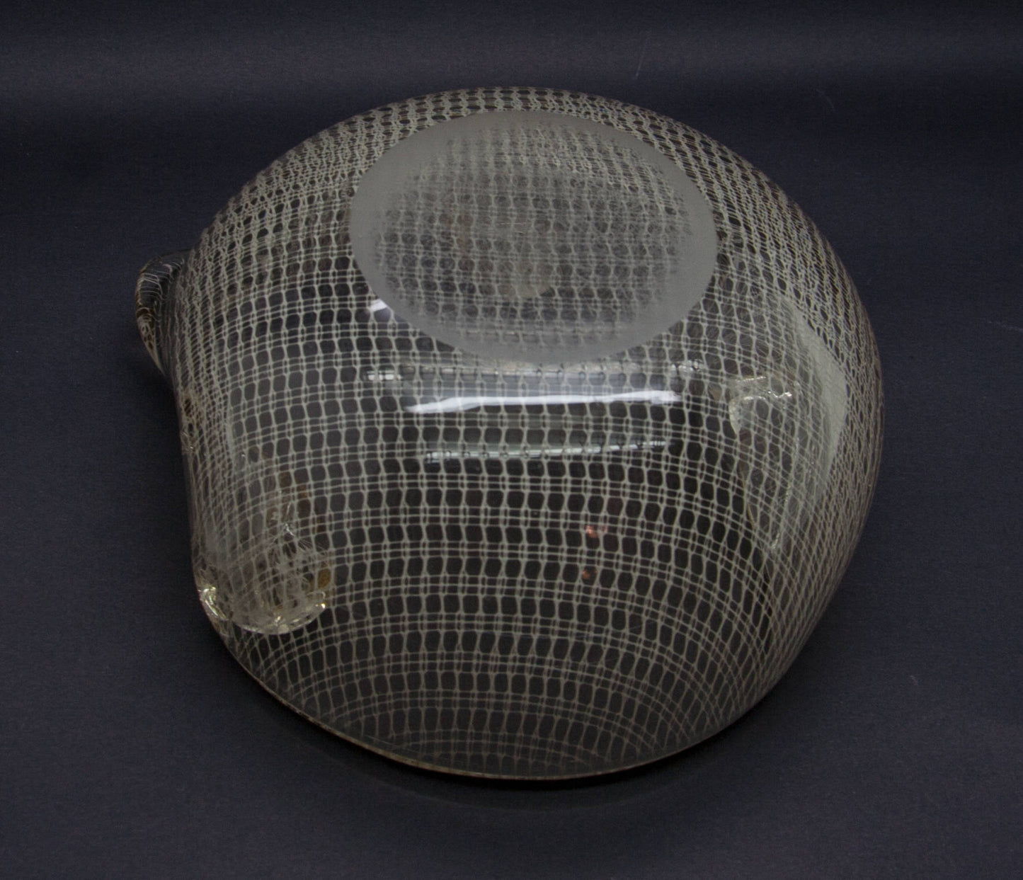 MILOS PULPITEL / RUDOLF SCHWEDLER Harrach Studio HARRTIL White Lattice Glass Bowl Mollaris.com