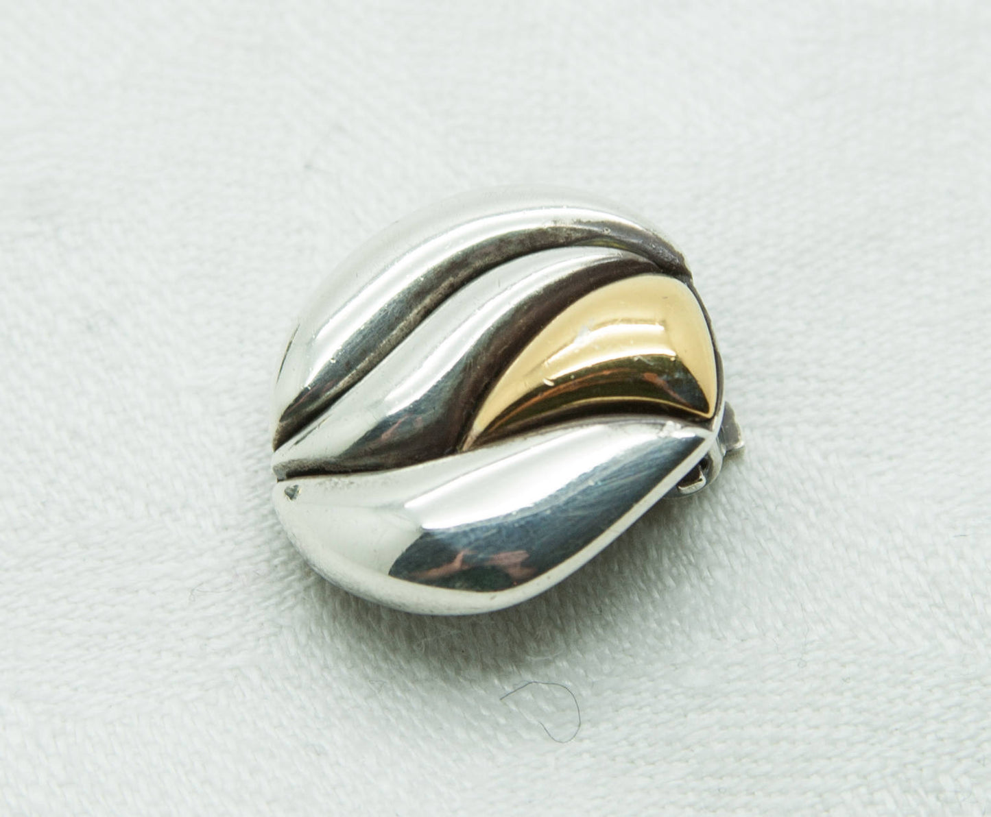 NIELS ERIK FROM Modernist Organic Clip-on Solid Sterling Silver Earrings (925S) Mollaris.com