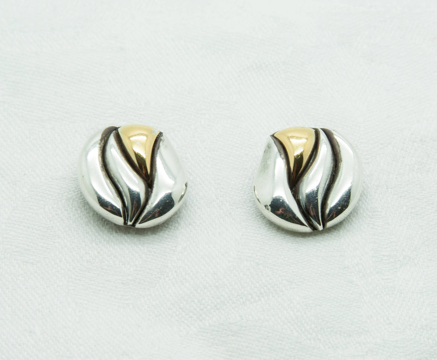 NIELS ERIK FROM Modernist Organic Clip-on Solid Sterling Silver Earrings (925S) Mollaris.com