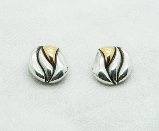 NIELS ERIK FROM Modernist Organic Clip-on Solid Sterling Silver Earrings (925S) Mollaris.com