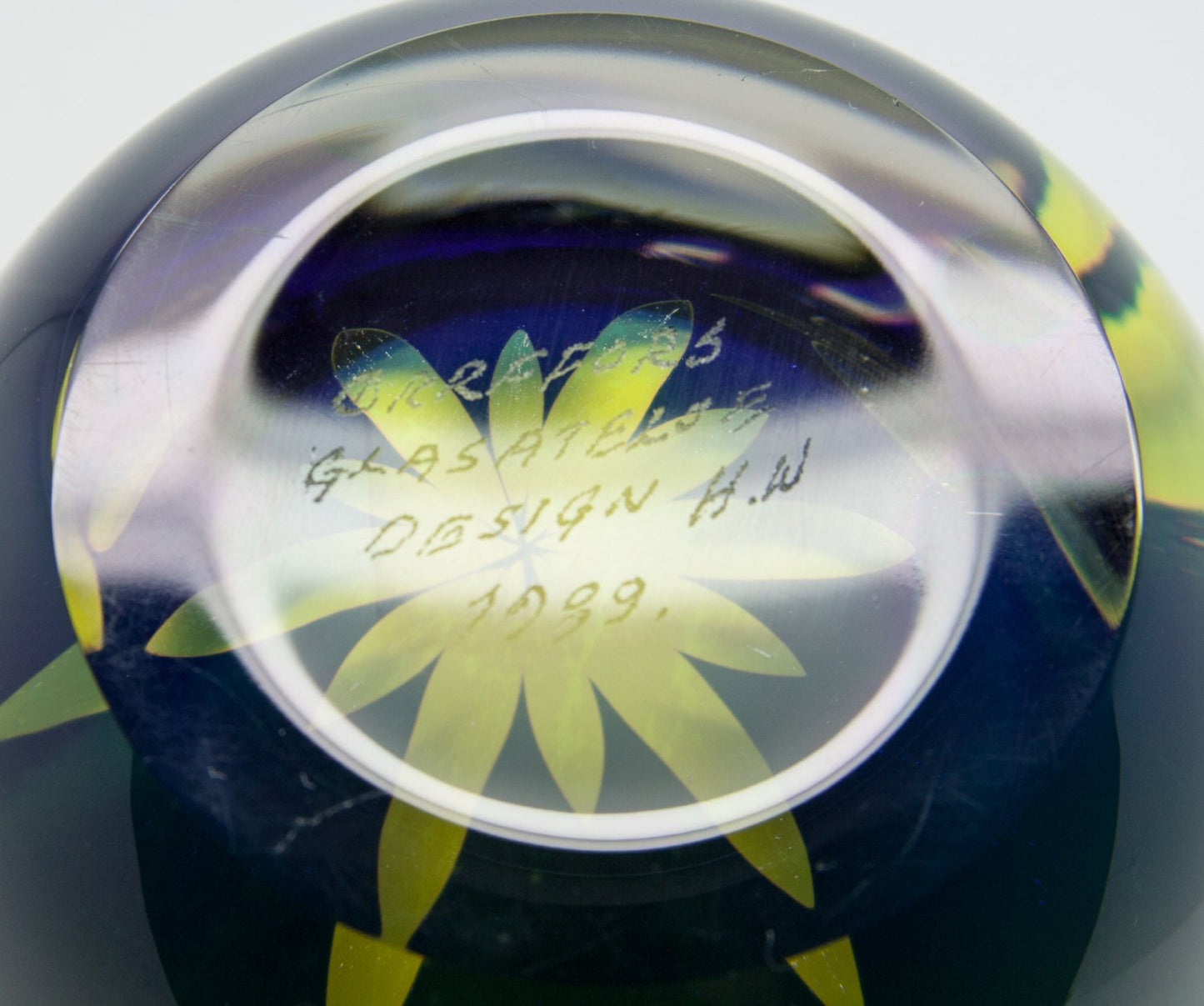 Orrefors HERMANN WINTERSTELLER Glasatelje Graal Glass Vase Mollaris.com