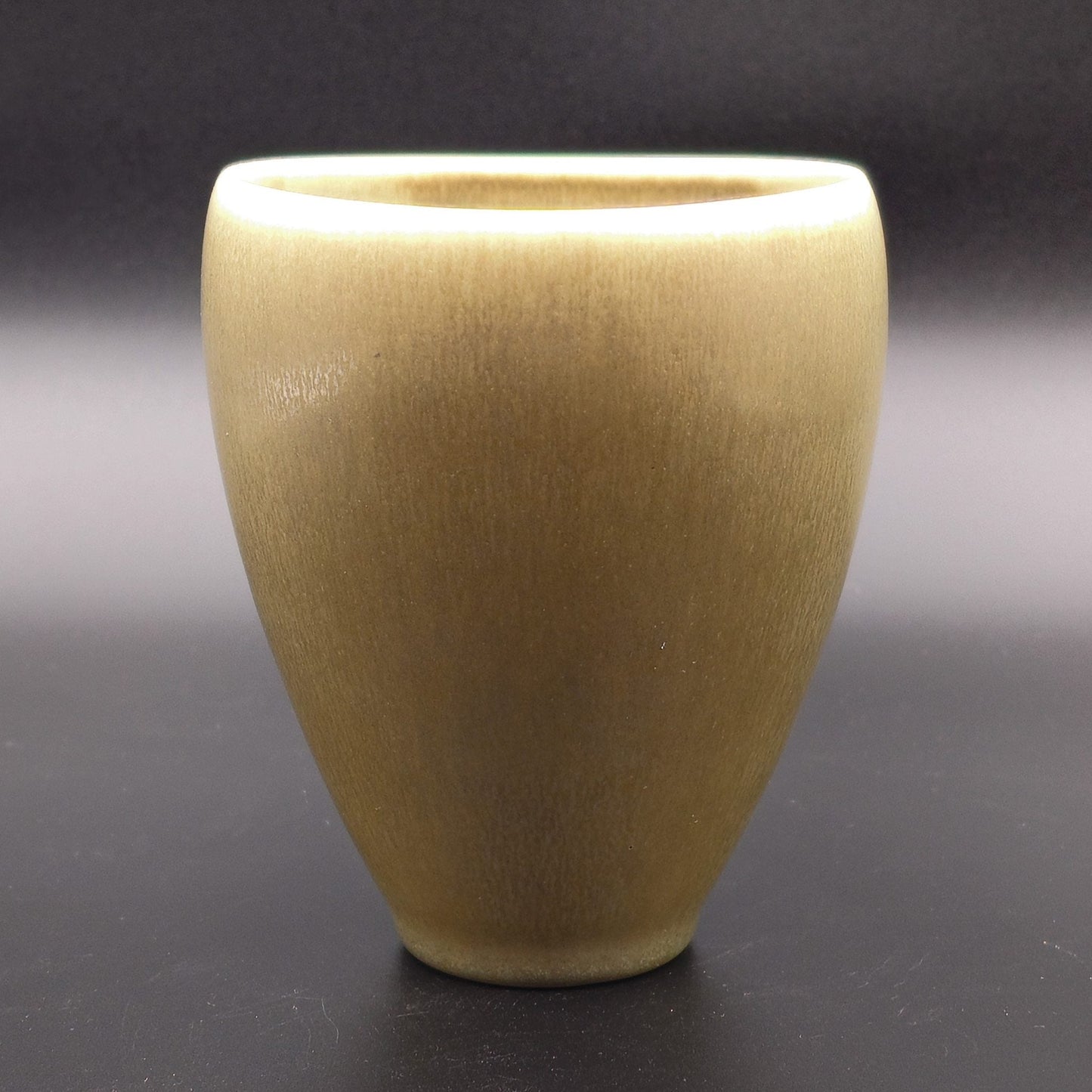 PER LINNEMANN SCHMIDT Palshus Brown Harefur Glazed Stoneware Vase Mollaris.com
